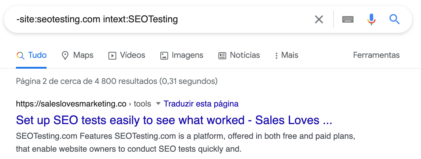 Using search operators to find mentions to a brand.