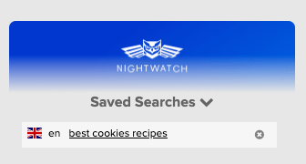 NightWatch search simulator saved searches.