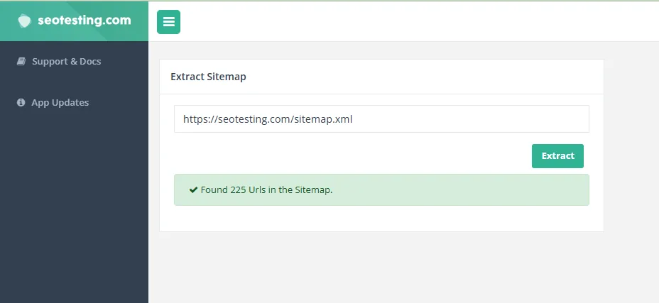 How the Sitemap URL Extractor works
