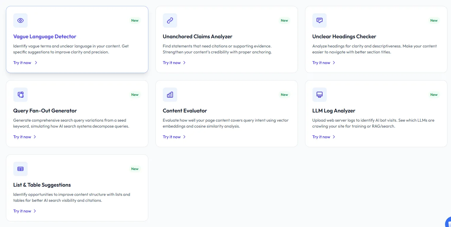 Built for in-house SEO teams and agencies