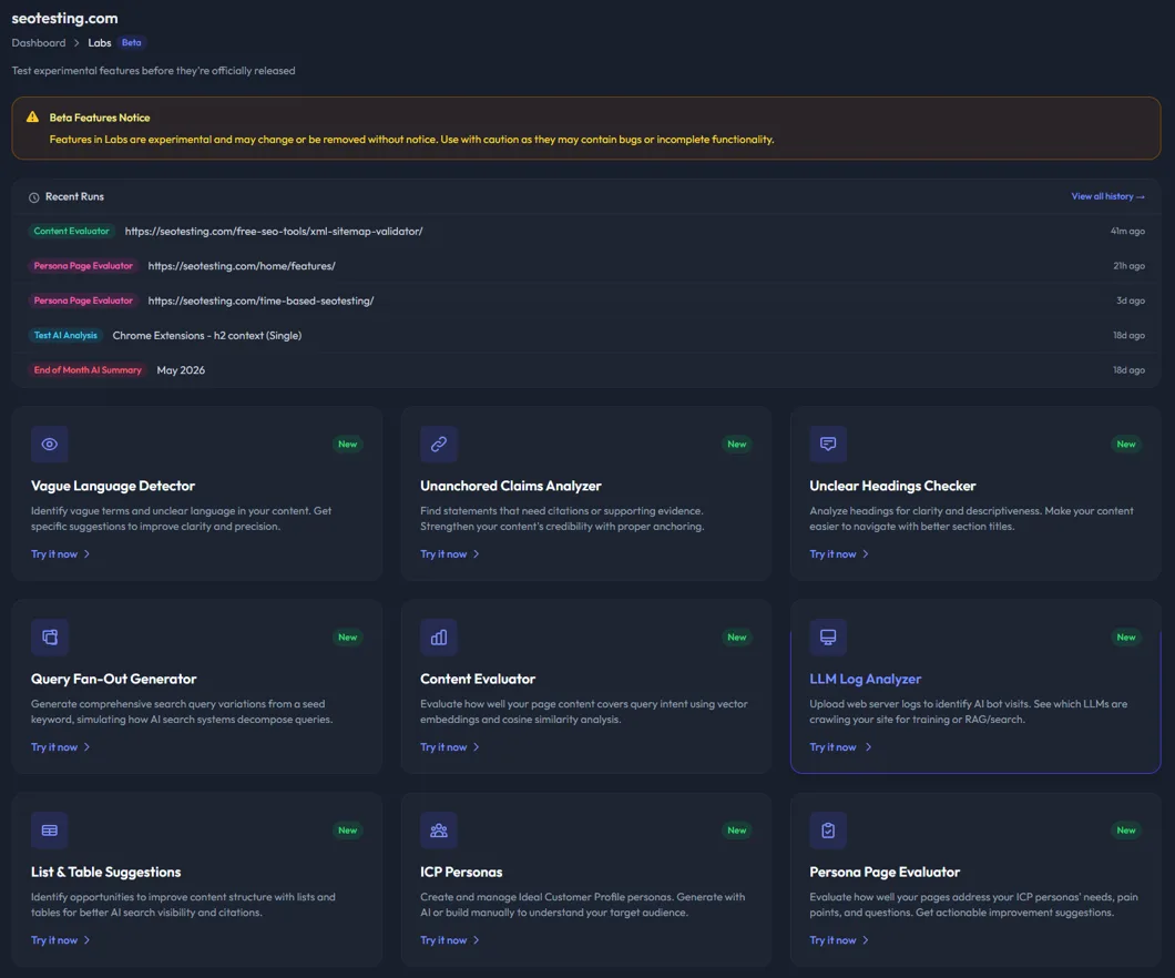 A workflow for improving existing content